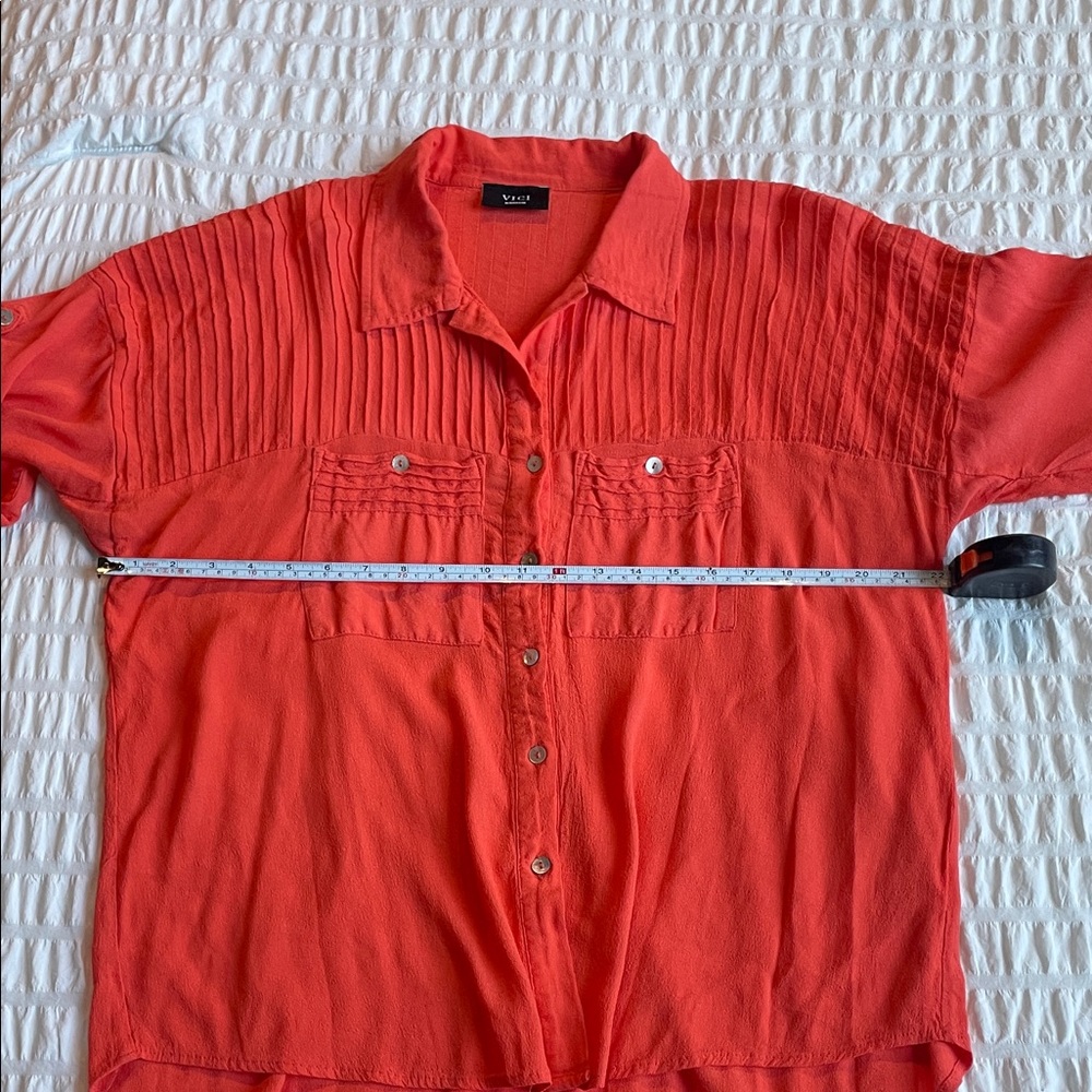 Vici Bright Orange Oversized Button-Down - image 7